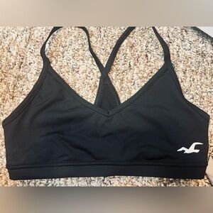 Hollister Black Strappy Sports Bralette